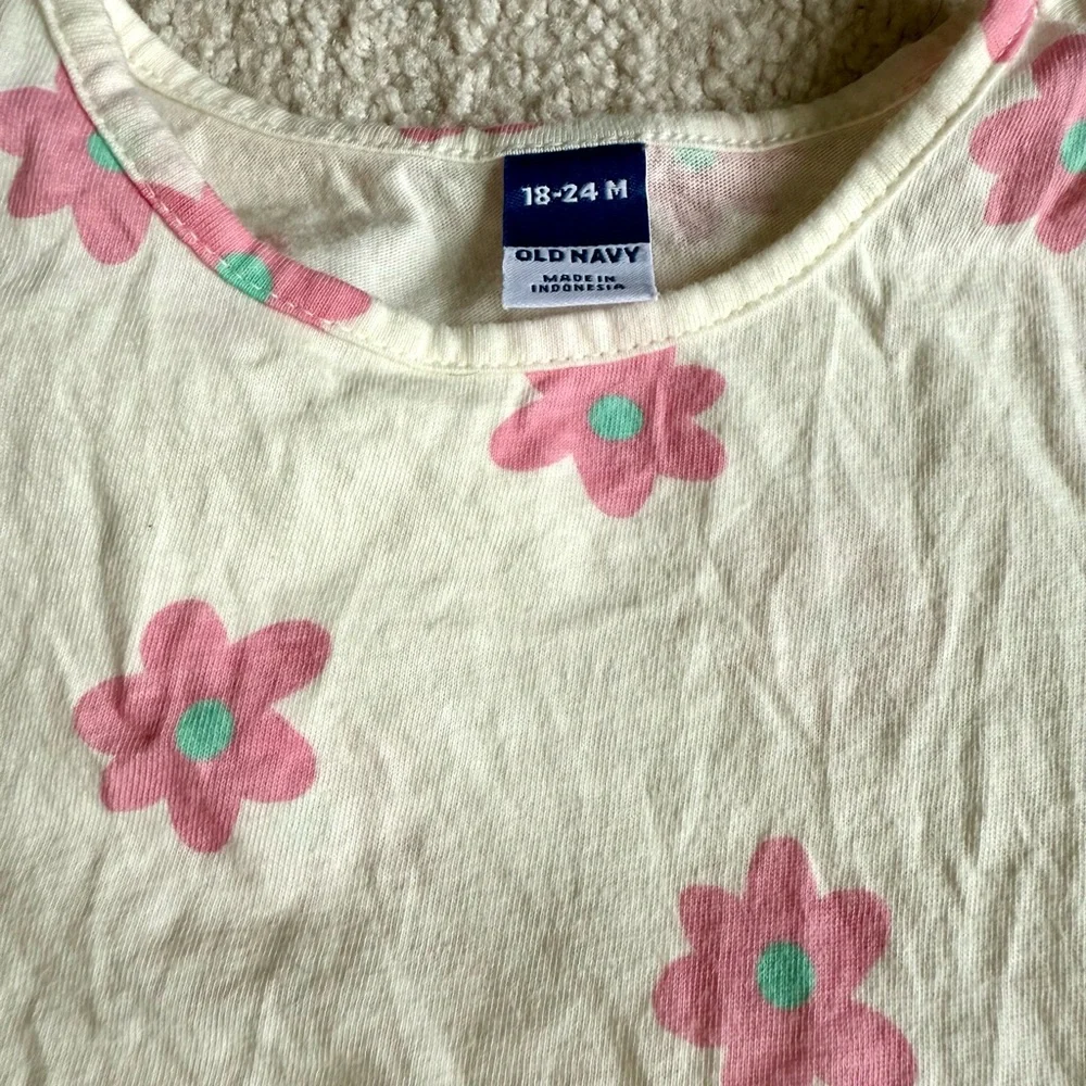 Bundle Set of 2 Floral Print Dresses: 18-24 months - Picture 3 of 5